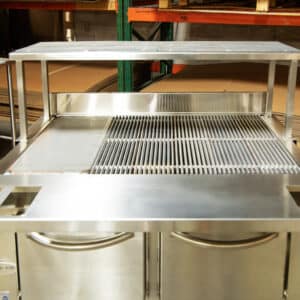 Champion TUFF commercial grill with shelf